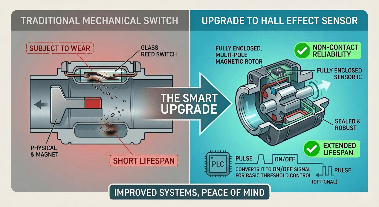 Upgrade Your Flow Control System with Hall-effect Flow Sensors